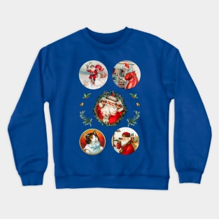 Christmas Santa Theme Collection Crewneck Sweatshirt